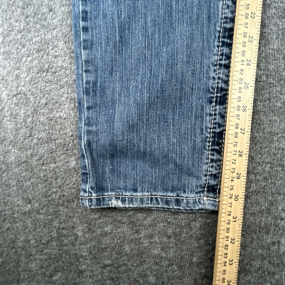 Axel Jeans TK Axel Mens 36x31 Actual Blue Athletic Fit Denim Straight Leg Faded - Picture 7 of 9